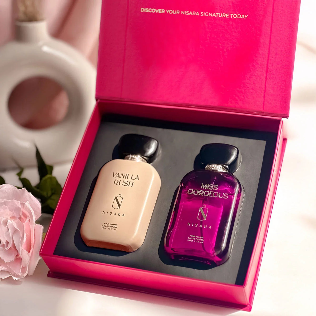 NISARA Vanilla Rush & Miss Gorgeous Gift set 50ml X 2