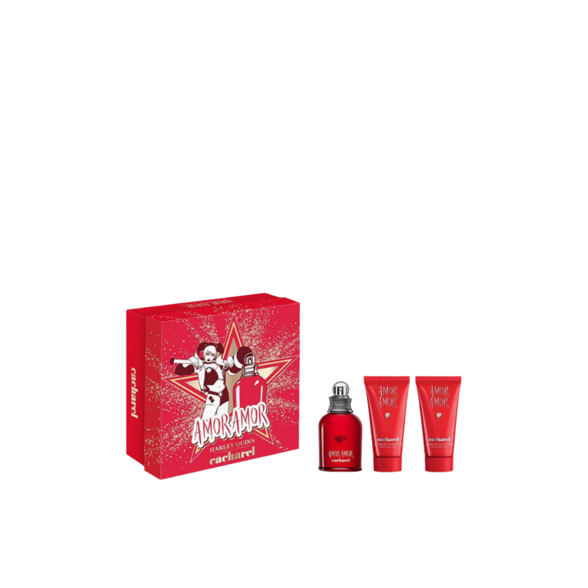 CACHAREL Amor Amor Eau De Toilette For Women HARLEY QUEEN (Gift Set )