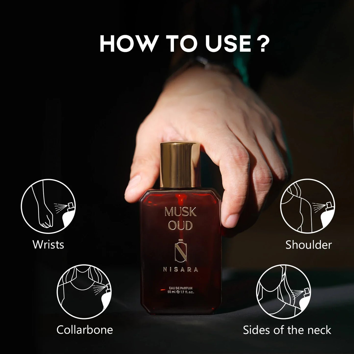 NISARA Musk Oud Eau De Parfum 50ml