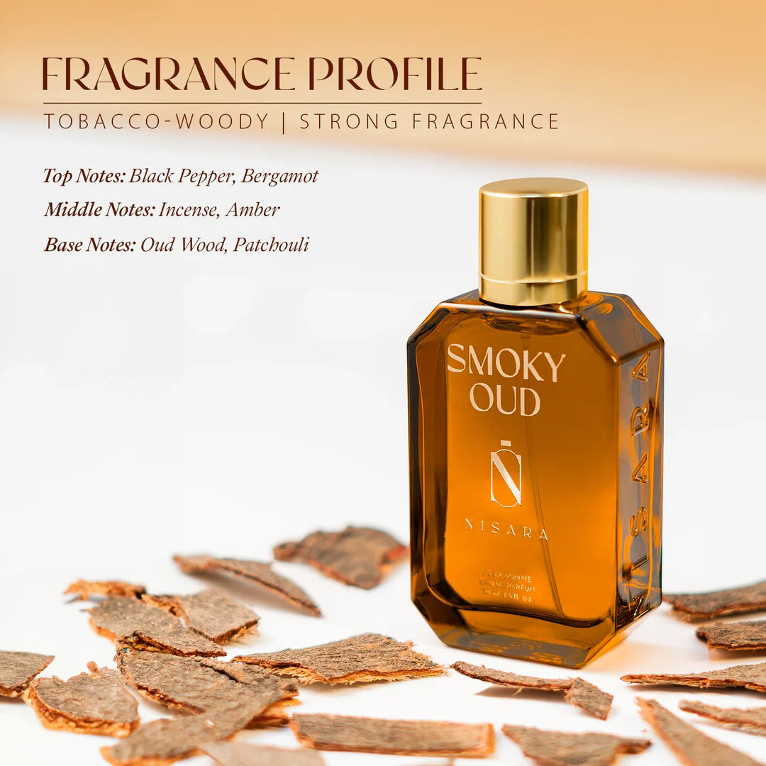 NISARA Smokey Oud Eau De Parfum