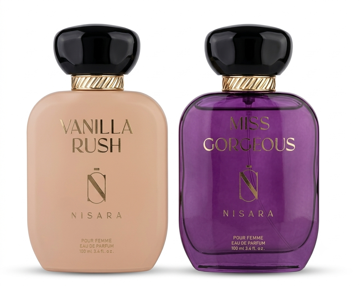 NISARA Vanilla Rush & Miss Gorgeous Gift set 50ml X 2