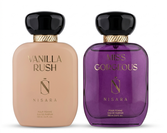 NISARA Vanilla Rush & Miss Gorgeous Gift set 50ml X 2