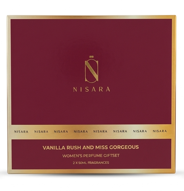 NISARA Vanilla Rush & Miss Gorgeous Gift set 50ml X 2