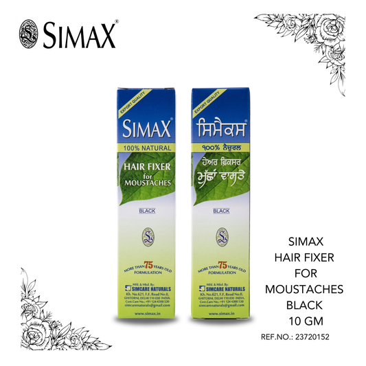 SIMAX Hair Fixer for Moustaches Black
