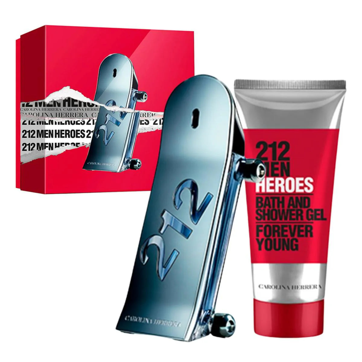 CAROLINA HERRERA 212 Heroes Eau De Toilette For Men (Gift Set ...