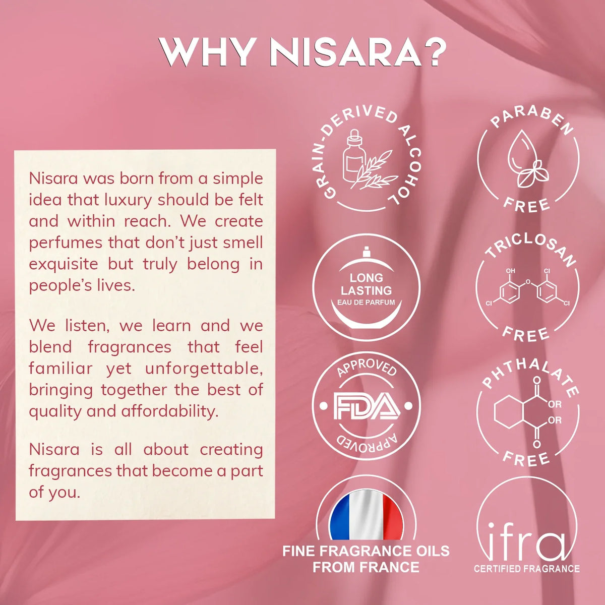 NISARA Vanilla Rush & Miss Gorgeous Gift set 50ml X 2