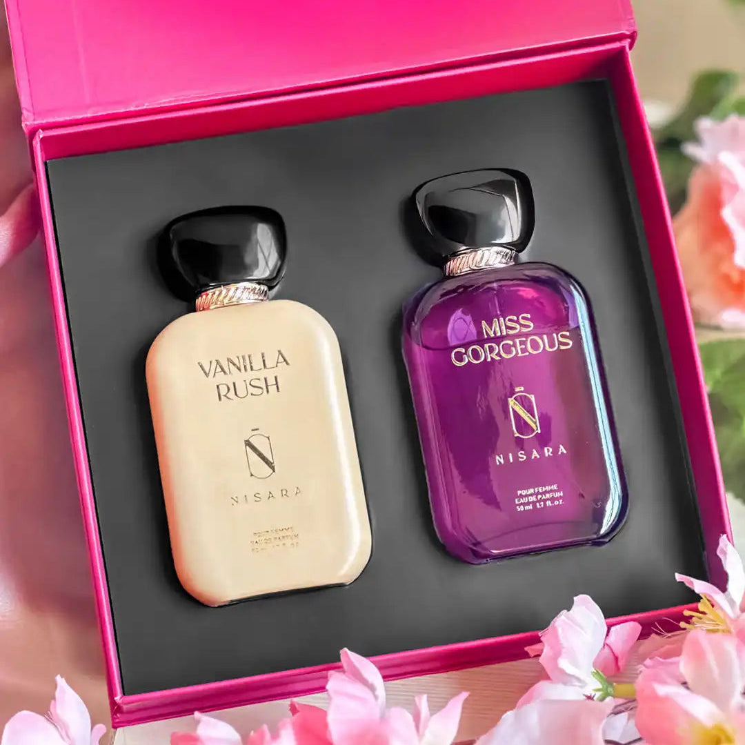 NISARA Vanilla Rush & Miss Gorgeous Gift set 50ml X 2