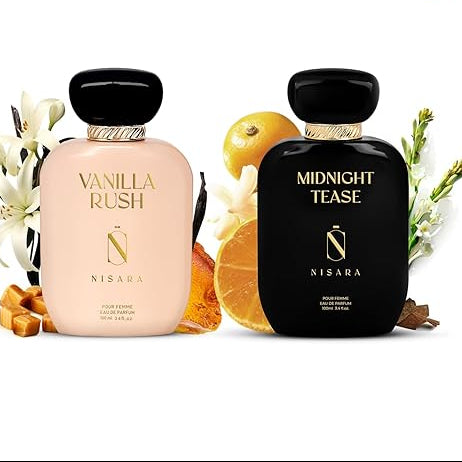 NISARA Vanilla Rush & Midnight Tease Gift set 50ml X 2