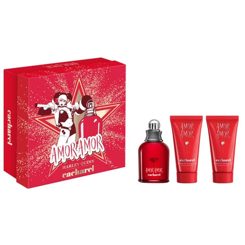 CACHAREL  Amor Amor Eau De Toilette For Women HARLEY QUEEN (Gift Set )