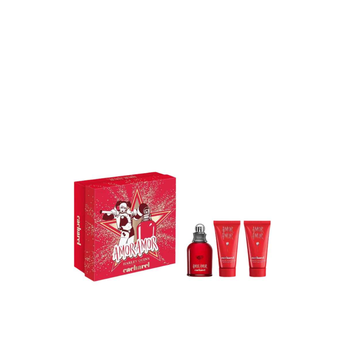 CACHAREL  Amor Amor Eau De Toilette For Women HARLEY QUEEN (Gift Set )