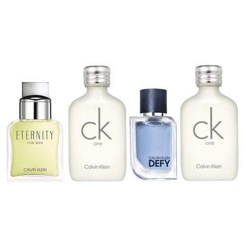 CALVIN KLEIN Miniature Collection Eau De Toilette 4 Piece Set For Men (Gift Set)