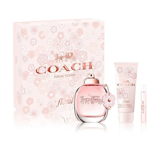 COACH Floral Eau De Perfum For Women (Gift Set )