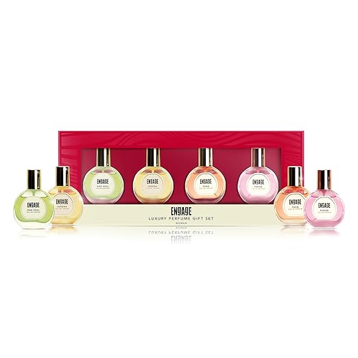 ENGAGE Luxury Perfume Gift Set Assorted - For Women, (25ml x 4n)