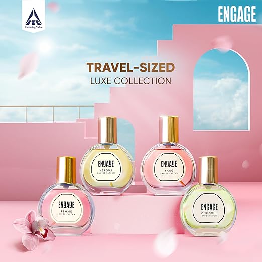 ENGAGE Luxury Perfume Gift Set Assorted - For Women, (25ml x 4n)
