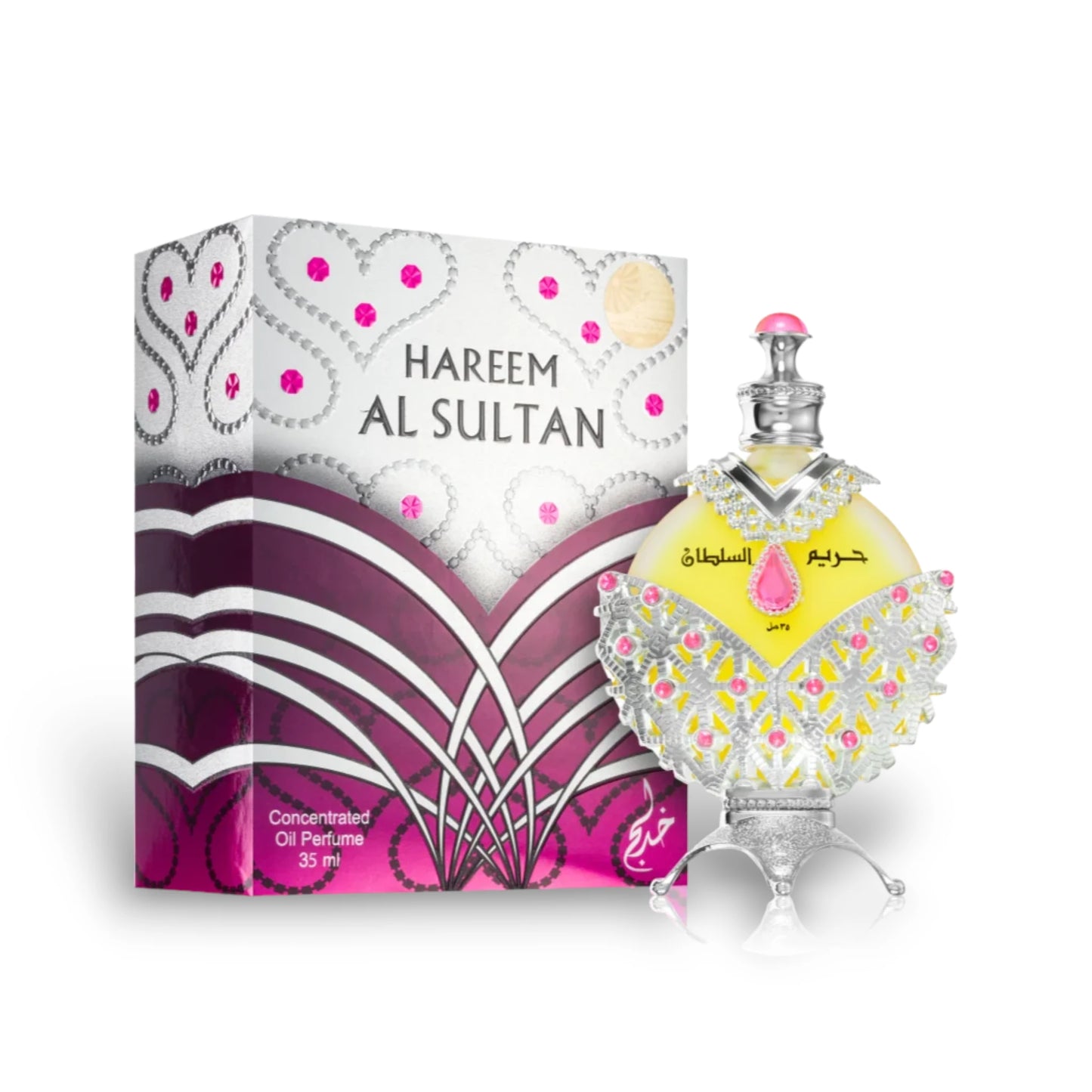 KHADLAJ Hareem Al Sultan Silver Attar Concentrated Perfume Oil Unisex