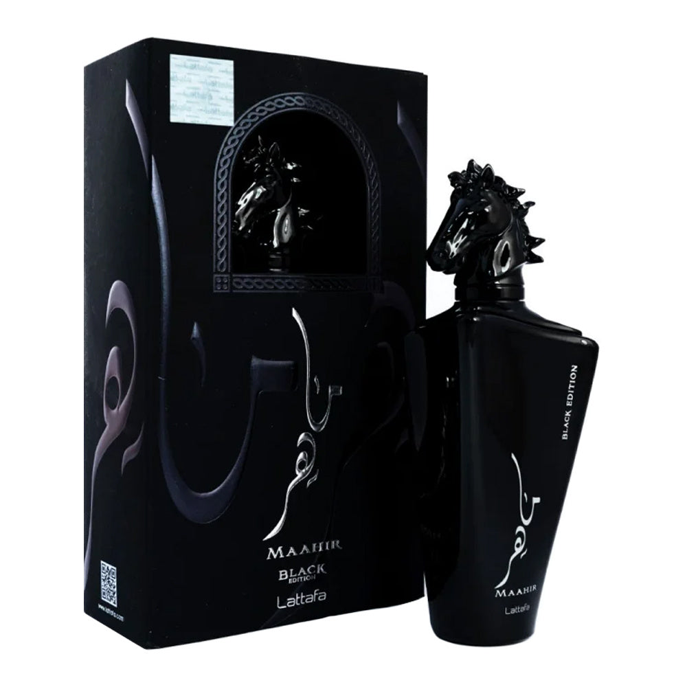 LATTAFA  Maahir Black Edition Eau De Perfum  for Unisex