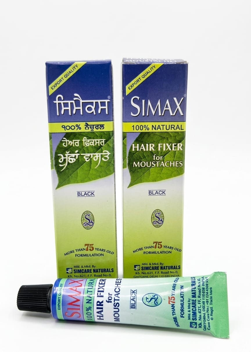 SIMAX Hair Fixer for Moustaches Black