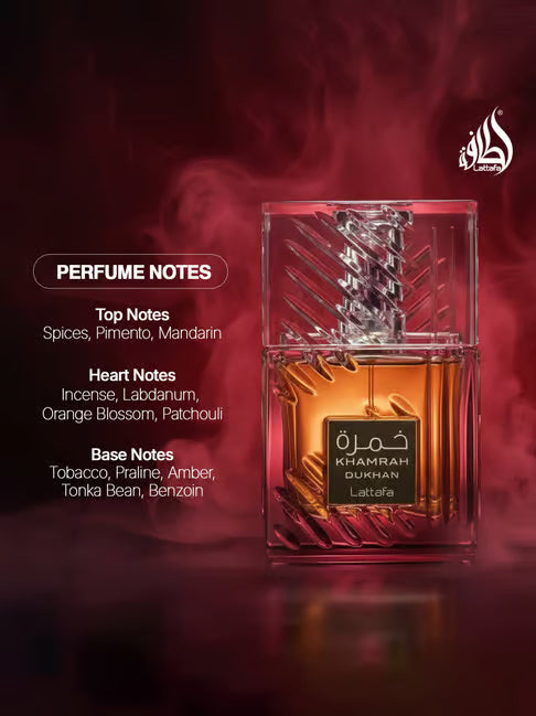 LATTAFA Khamrah Dukhan Eau De Parfum for Men