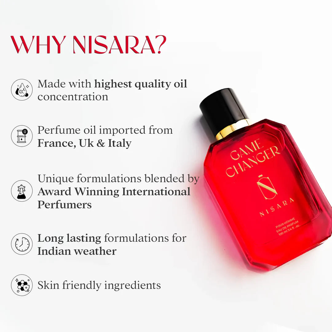 NISARA Game Changer Eau De Parfum For Men