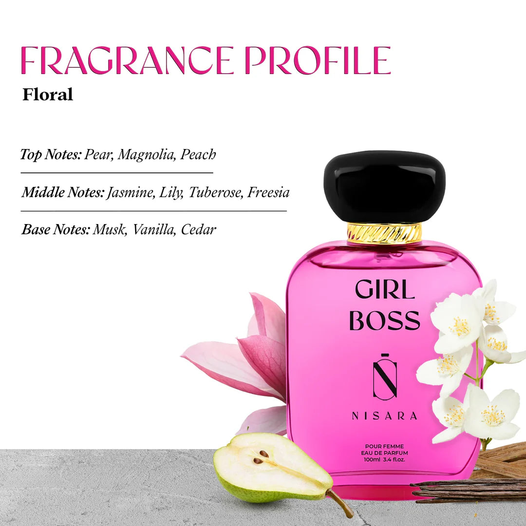 NISARA Girl Boss Eau De Parfum for Women