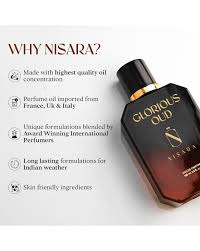 NISARA Glorious Oud Eau De Parfum for Men & Women