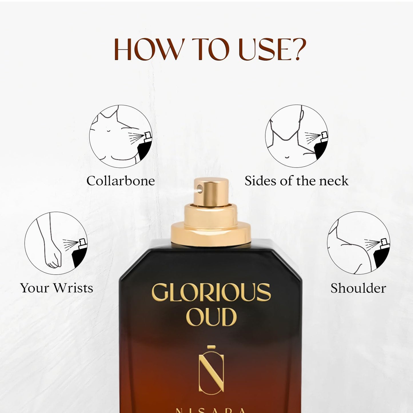 NISARA Glorious Oud Eau De Parfum for Men & Women