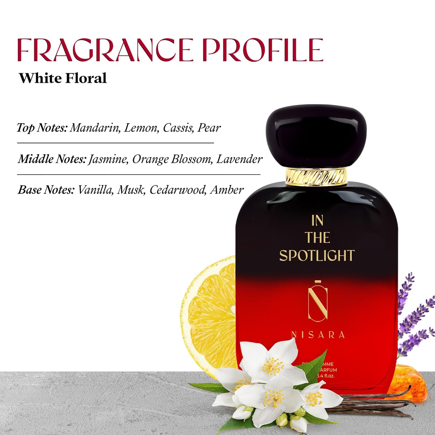 NISARA In the Spotlight Eau De Parfum for Women