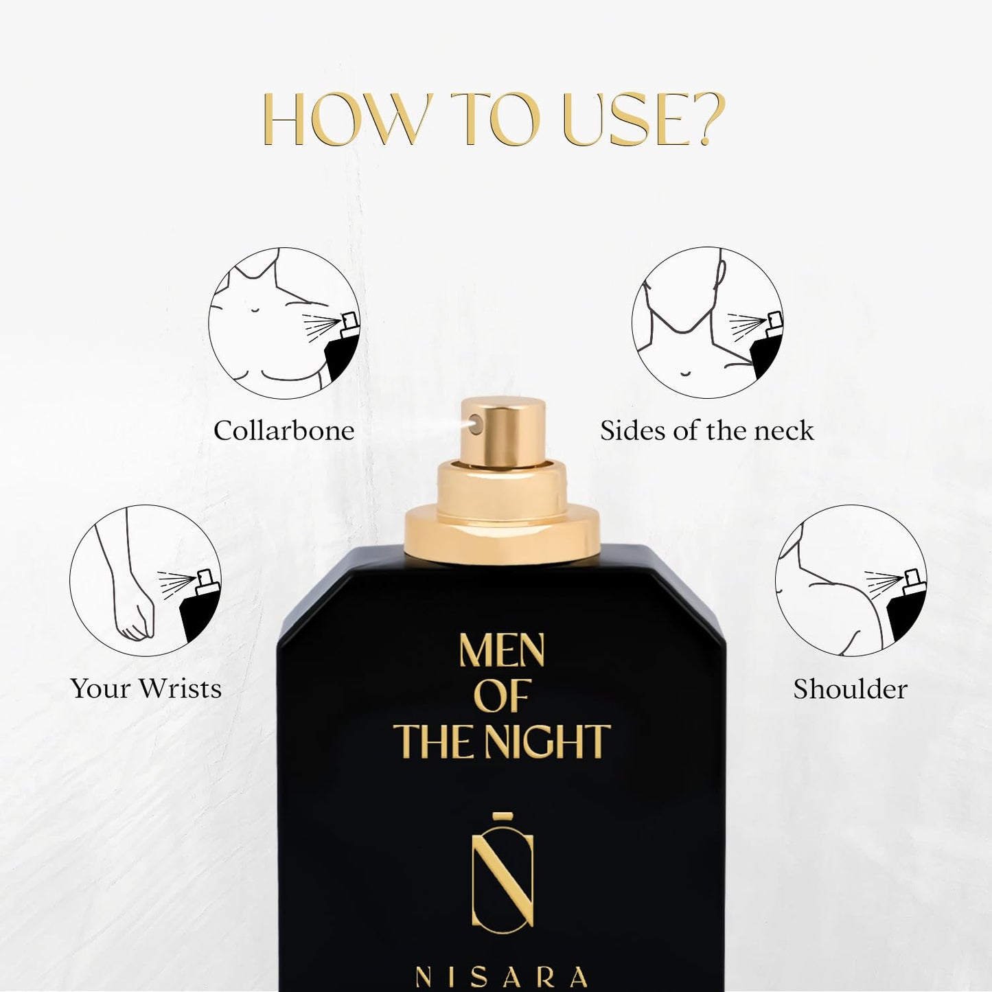 NISARA Men of The Night Eau De Parfum for Men