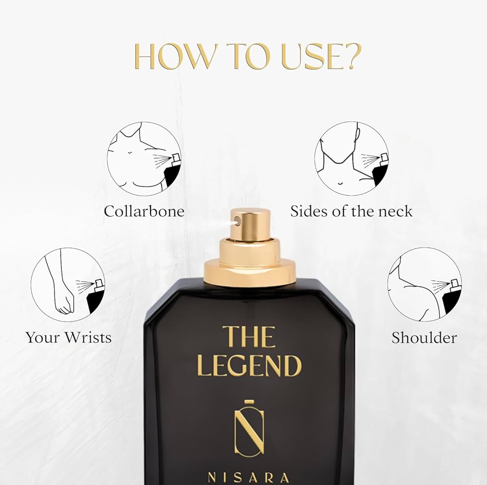 NISARA The Legend Eau De Parfum For Men