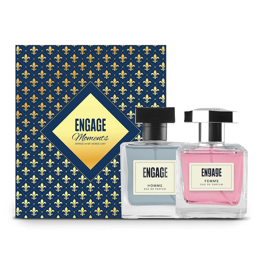 Engage Gift Luxury Perfume Set - Moments For Men & Women (100ml x 2N)