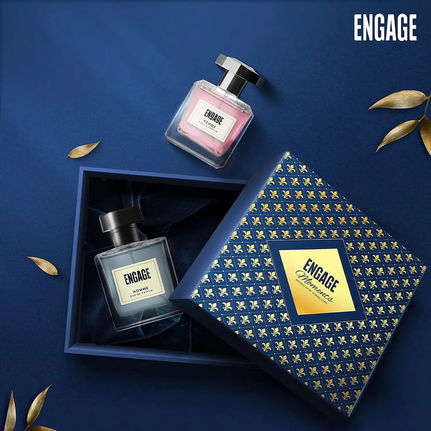 Engage Gift Luxury Perfume Set - Moments For Men & Women (100ml x 2N)