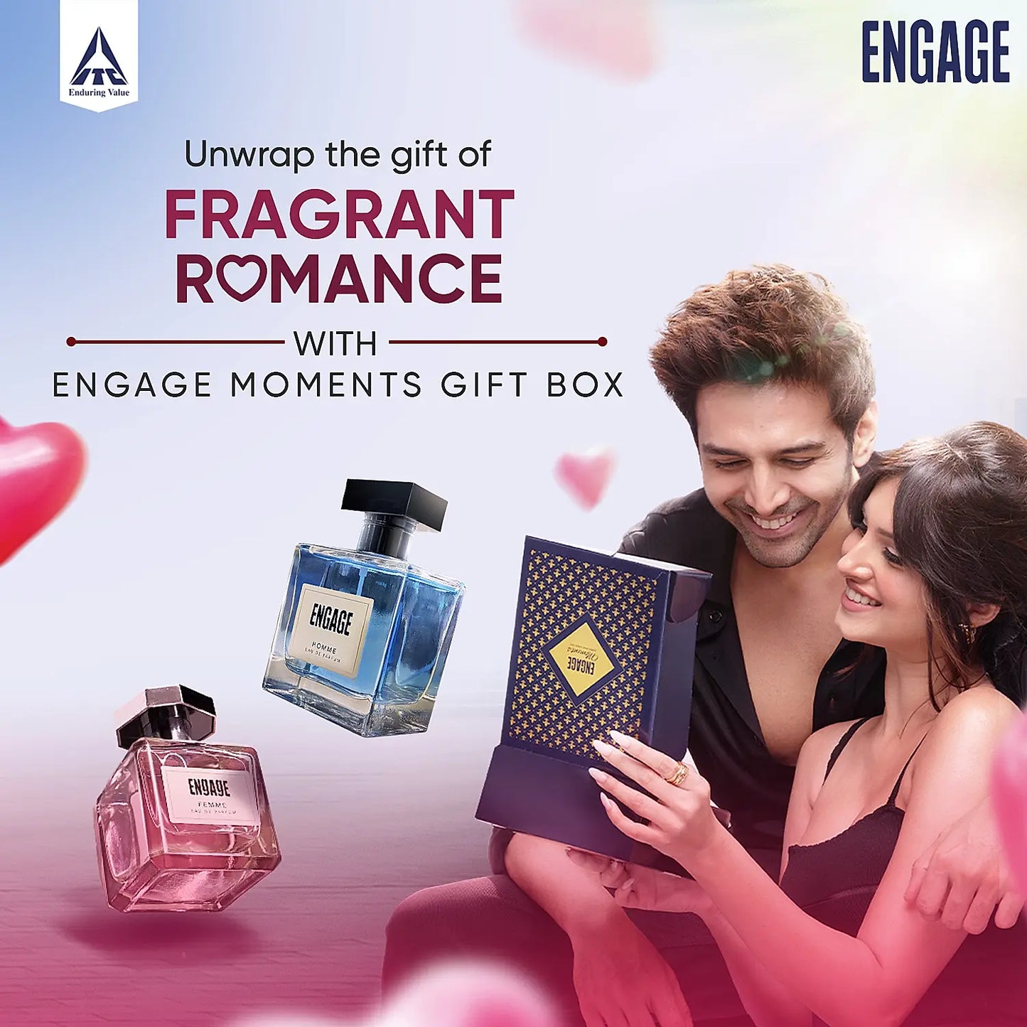 Engage Gift Luxury Perfume Set - Moments For Men & Women (100ml x 2N)