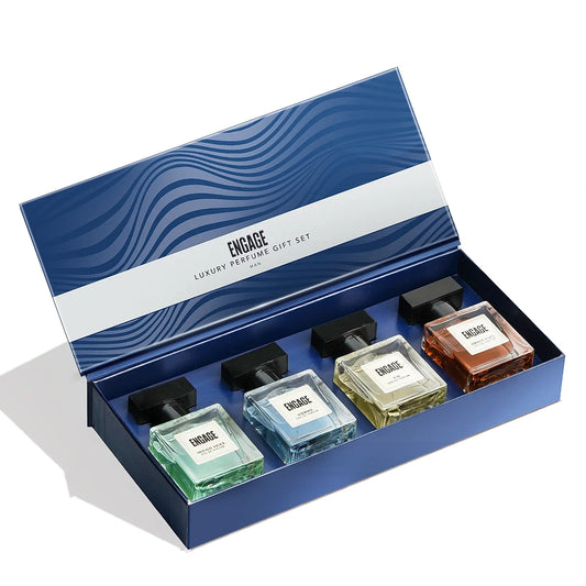 Engage Gift Assorted Luxury Perfume Set - For Men, 25ml x 4