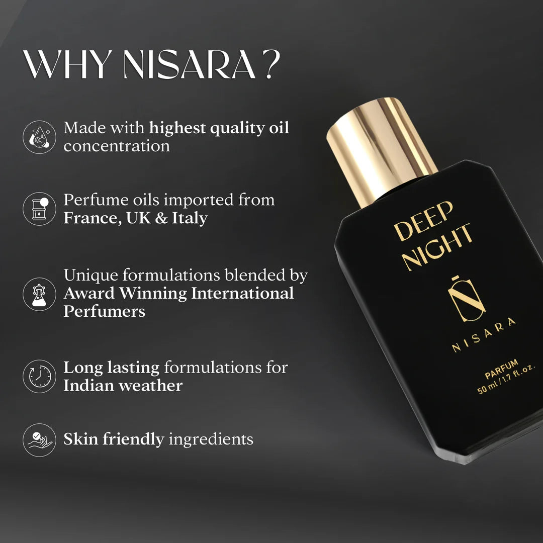 NISARA Deep Night Parfum Men & Women