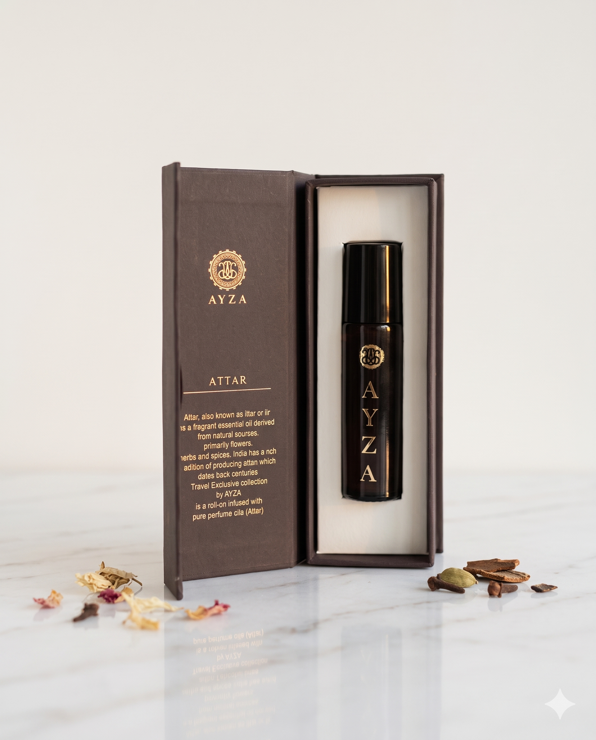AYZA ATTAR Oud Wood Attar (Concentrated non-Alcoholic Perfume) For Unisex