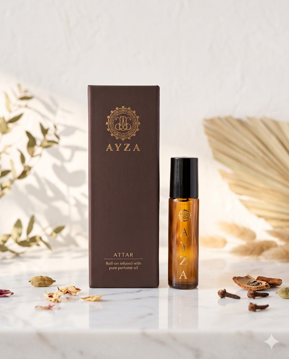 AYZA ATTAR Oud Wood Attar (Concentrated non-Alcoholic Perfume) For Unisex