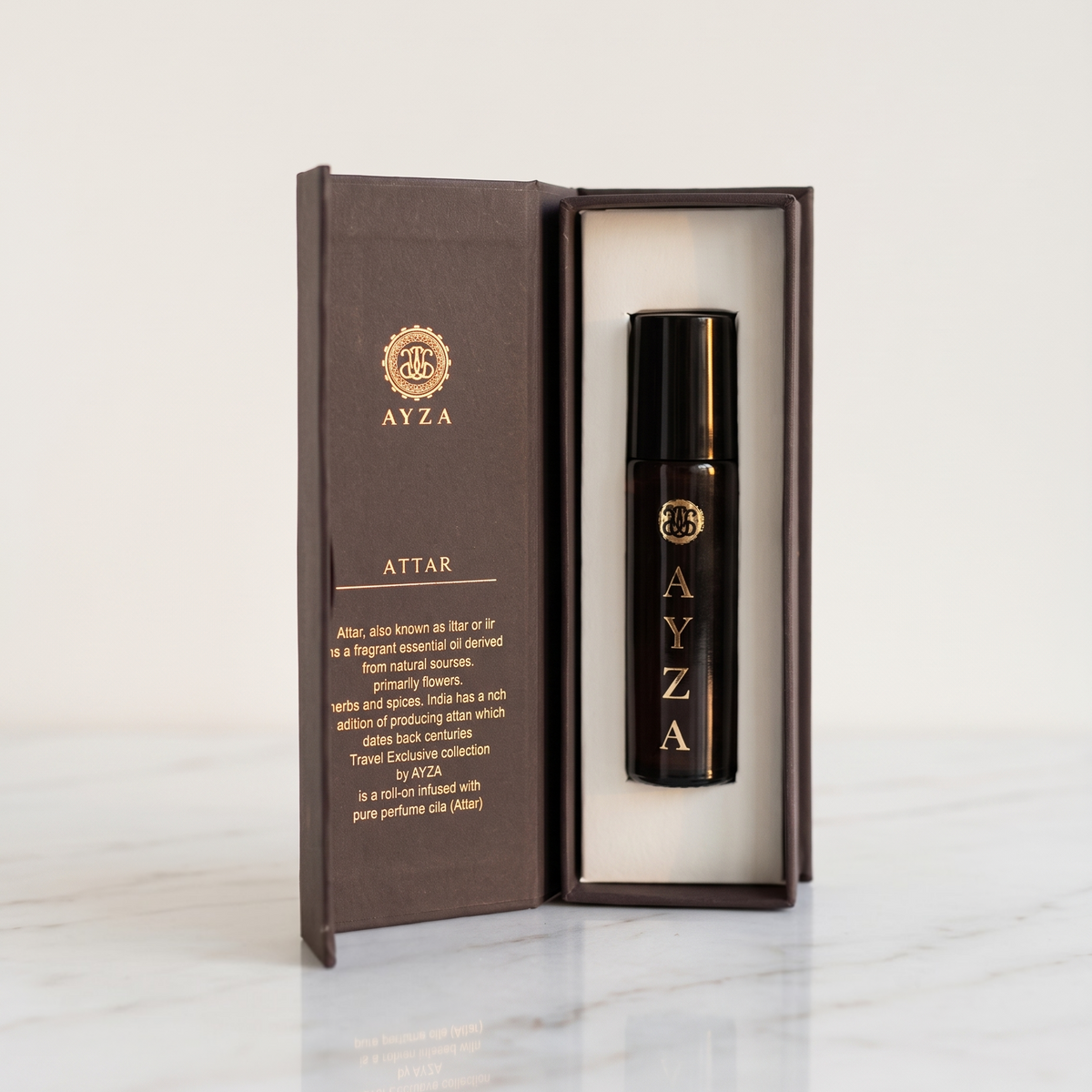 AYZA ATTAR Oud Wood Attar (Concentrated non-Alcoholic Perfume) For Unisex
