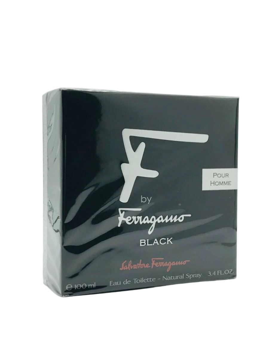 FERRAGAMO F By Ferragamo Black Pour Homme Eau De Toilette For Men