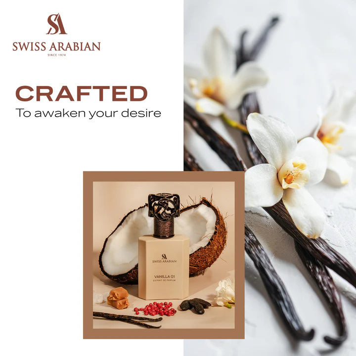 SWISS ARABIAN Vanilla 01 Extrait De Parfum For Men and Women